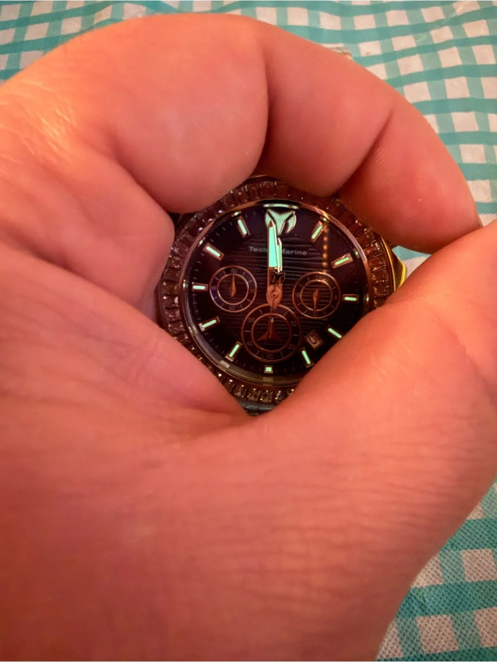 Gorgeous TechnoMarine Manta Ray by Invicta- 42mm, Dark Blue Dial